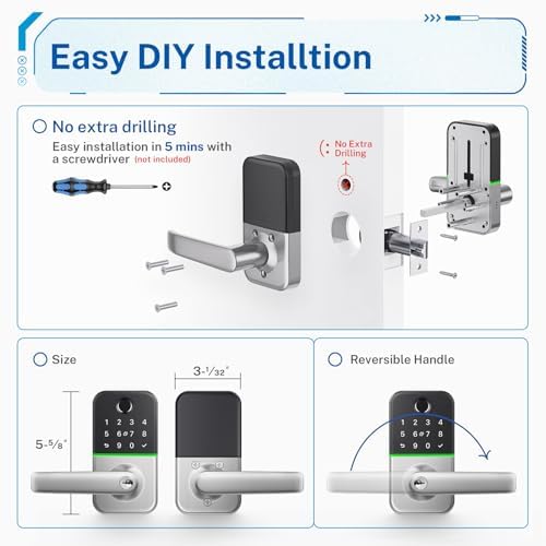 Secure Smart Door Lock with Tuya