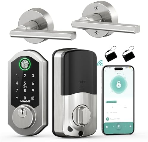 Hornbill Front Door Lock Set with Alexa Smart Features