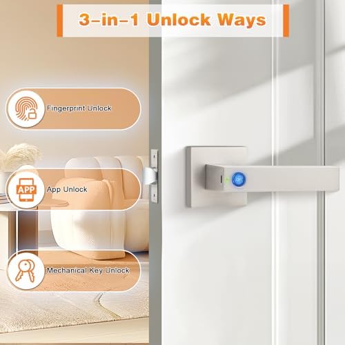 Probrico Smart Lock with Keyless Entry Door