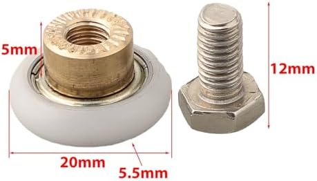 2-Piece Glass Slide Lock Set for Showers