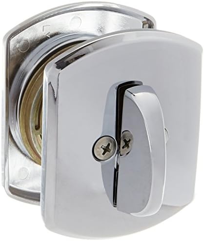 Durable Stylish Schlage Deadbolt with Decorative_Greenwich Rose