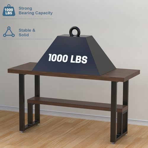 Sturdy 28-inch Steel Table Legs