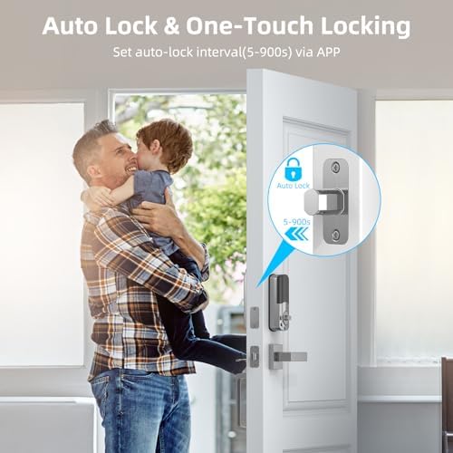 WiFi Front Door Lock Set with Fingerprint and Alexa Control