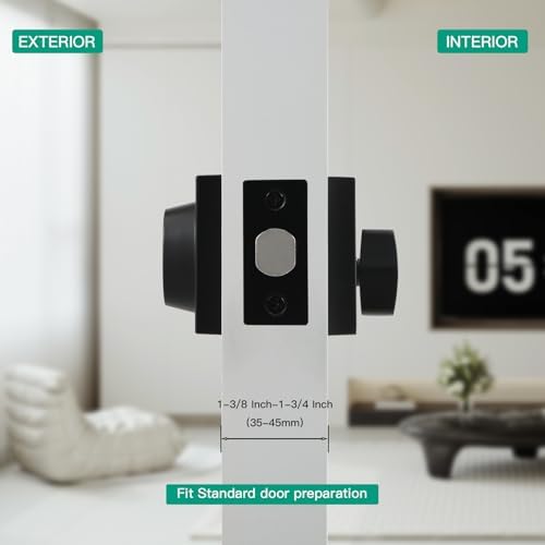 YAGU Modern Square Keyed Deadbolt Lock