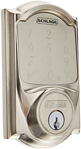 Schlage BE479AA Voice Control Deadbolt with Camelot Trim