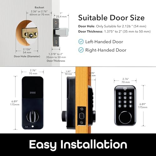 Geeni Keyless Entry Door Lock with Keypad
