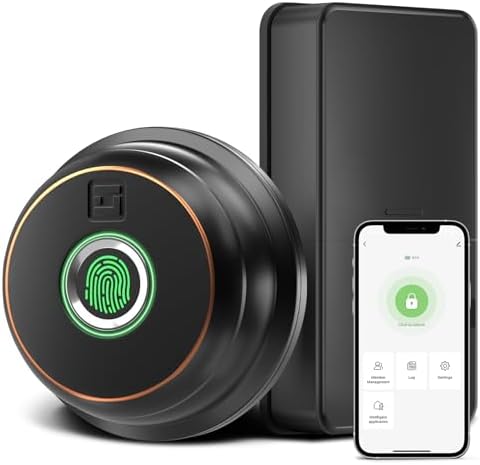 GeekTale Fingerprint Deadbolt with Keyless Entry Smart Lock