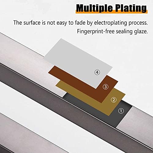 Sliding Barn Door Handle Modern Stainless Steel Door Pull Pink