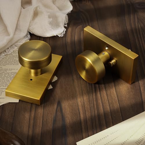 ToPToToo Antique Brass Privacy Door Knobs