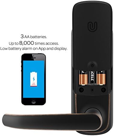 ULTRALOQ Smart Door Lock - Fingerprint Entry Deadbolt Aged Bronze
