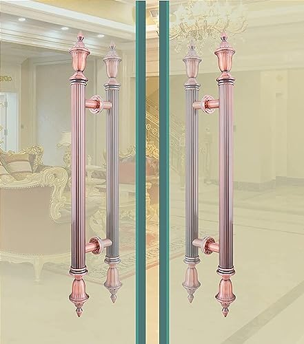 Modern Entry Door Handle Set Stainless Steel European Style