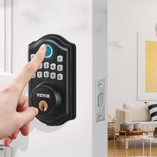 Secure Front Door Lock with Multiple Unlock Options