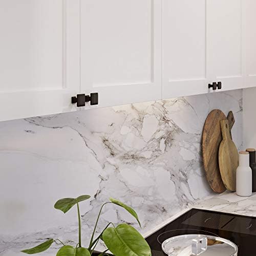 Atlas Homewares Sweetbriar Lane Rectangle Knob 1 38 Inch Matte Black