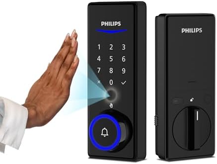 Quick unlock smart door lock with palm recognition