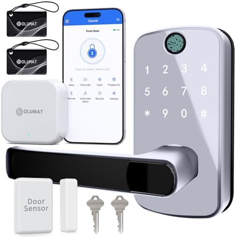 OluMat Keyless Entry Door Lock with Gateway Deadbolt
