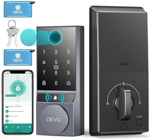 Devo G2 Door Lock for Front Door Safety Security