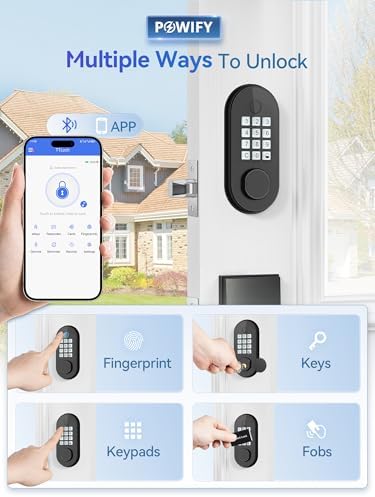 Smart Keyless Door Lock with App Control Durable Build