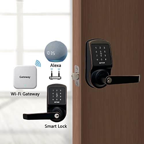 Smart Door Lock X2 with Fingerprint Keypad Keyless Entry
