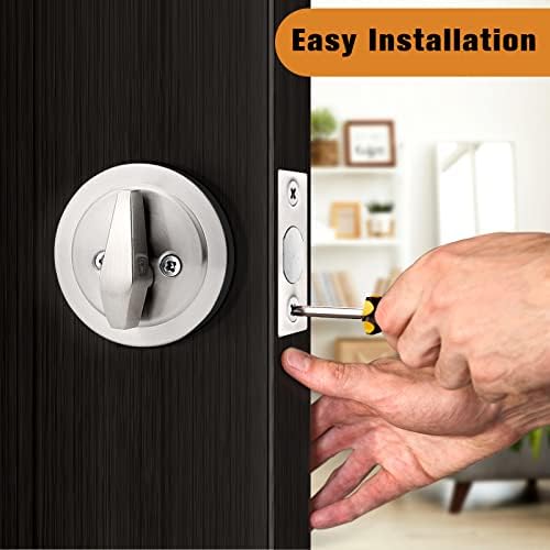 Probrico 3-Pack Keyed Alike Deadbolts Combo Packs