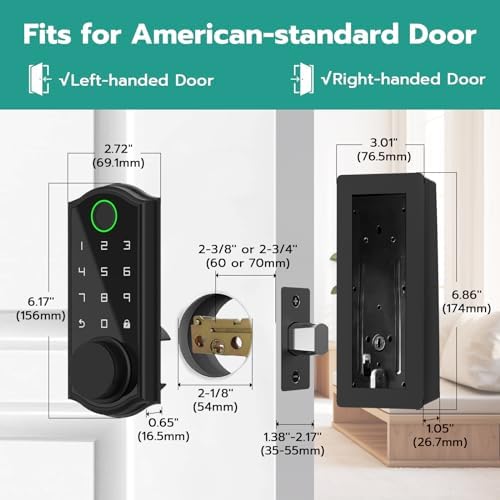 Fingerprints Door Lock for Front Door Locking