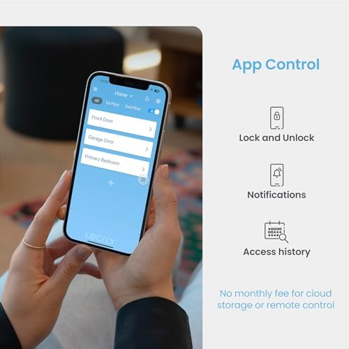 Lockly Secure Smart Door Lock Keyless Entry with AI