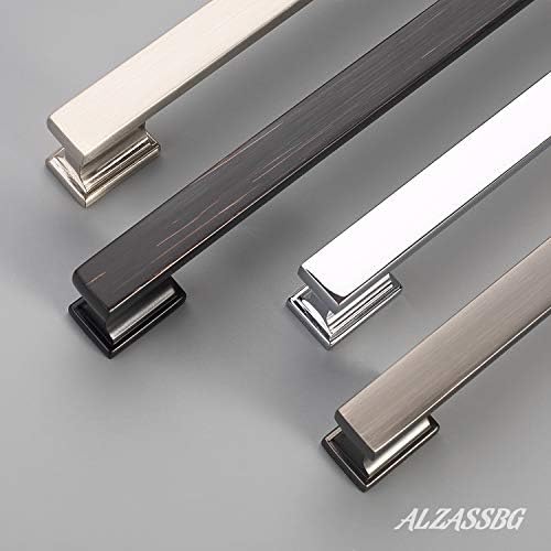 10-Piece Brushed Black Nickel Cabinet Pulls for Kitchen Cabinets and Drawers