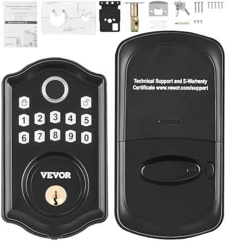 Secure Front Door Lock with Multiple Unlock Options