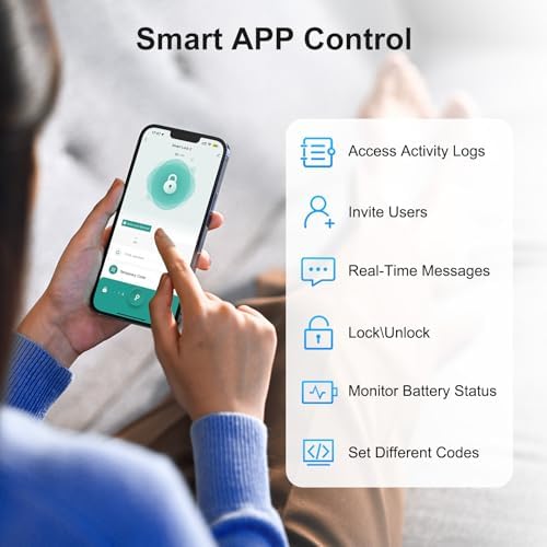 UYF WiFi Smart Door Lock Set