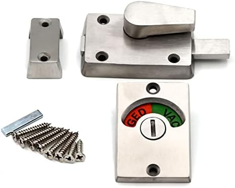 Quick-Opening Engagement Door with Occupied Sign Indicator