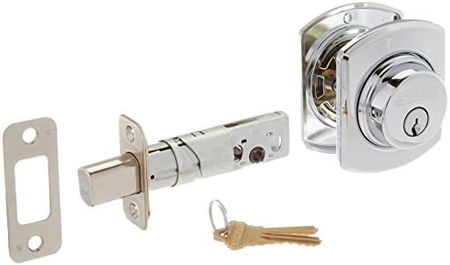 Durable Stylish Schlage Deadbolt with Decorative_Greenwich Rose