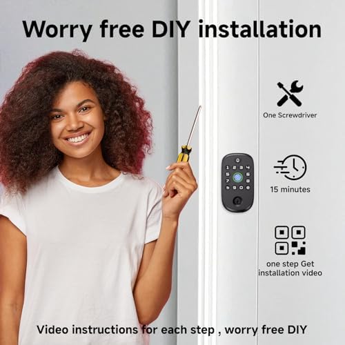 Smart Deadbolt with Alexa Tuya
