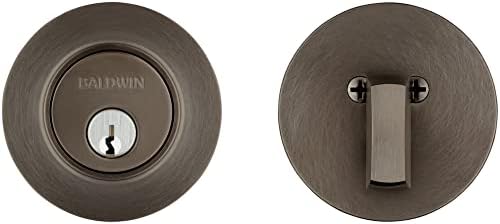 Baldwin Deadbolt Lock Black Surface Mount