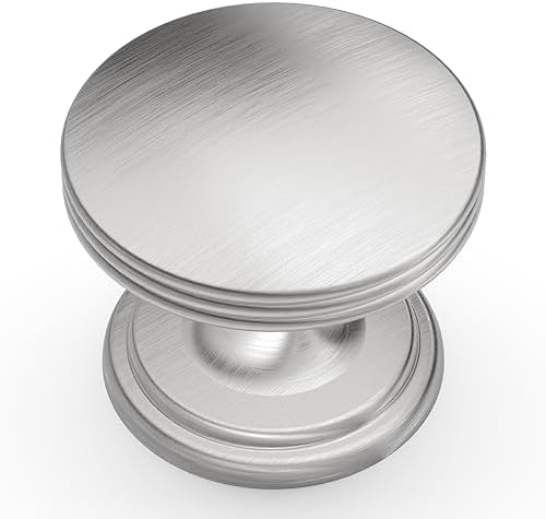 Hickory Hardware American Diner Transition Door Handle Knob Stainless Steel