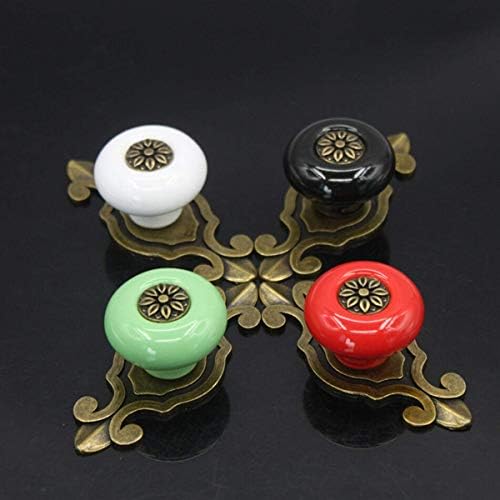 HUAMULAN 10 Pack Retro Ceramic Cabinet Pulls