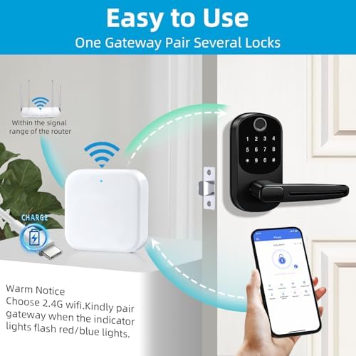Smart Door Lock with Keypad for Front Door