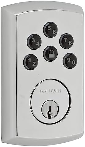 Baldwin 8285AC1 Soho Keyless Entry Deadbolt Polished Chrome