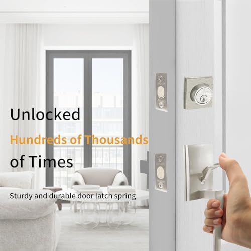 Hardhawk Front Door Handle Set with Deadbolt Lever