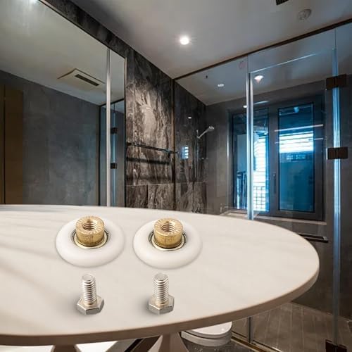 High-Quality Shower Door Rollers - 27mm Diameter