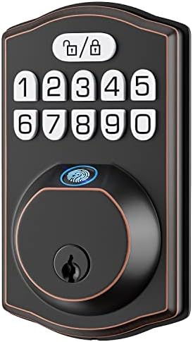 HOSOM Smart Keypad Deadbolt - Secure Convenient Front Door Entry
