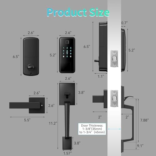 Advanced Smart Front Door Lock Set