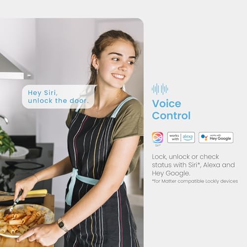 Lockly Secure Plus Deadbolt with Matter Link Wi-Fi Hub