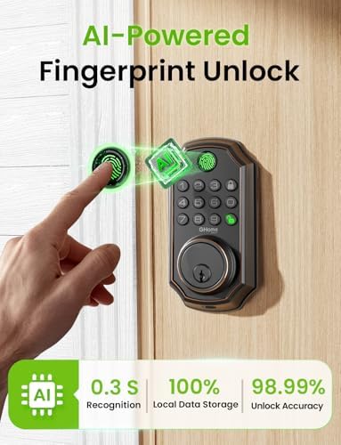 Smart Front Door Lock with Keyless Entry
