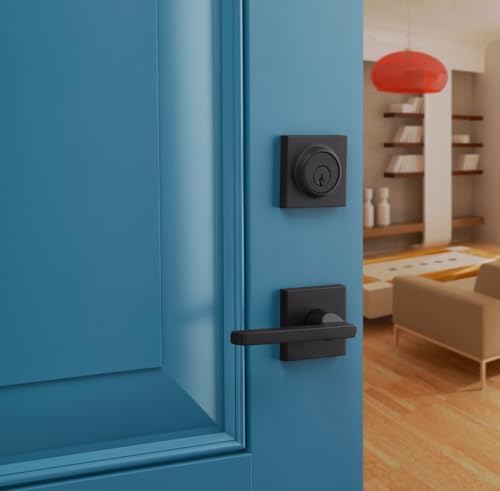 Baldwin SCCSD044 - Modern Square Keyed Entry Deadbolt