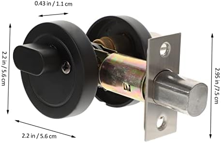 EXHUMKY Concealed Zinc Alloy Deadbolt Lock Matte Finish Secure Entry Door