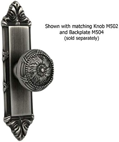 Antique Pewter Knob Backplate