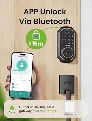 Smart Front Door Lock with Keyless Entry