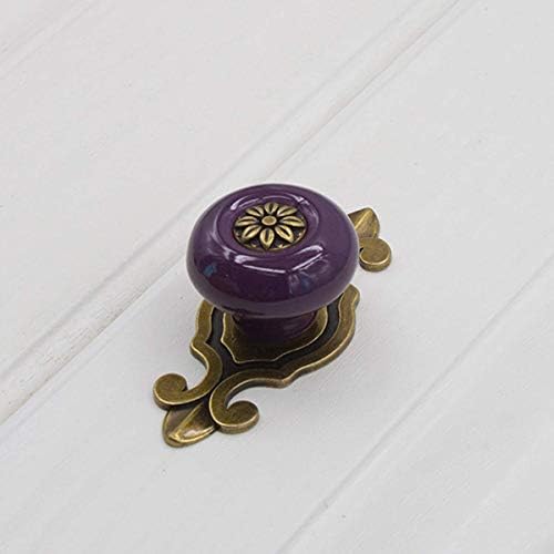 HUAMULAN 10 Pack Retro Ceramic Cabinet Pulls