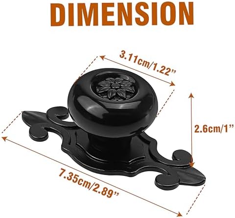 5-Piece Retro Knobs Set for Cabinets