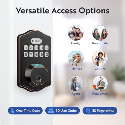 Solity Smart Deadbolt Door Lock