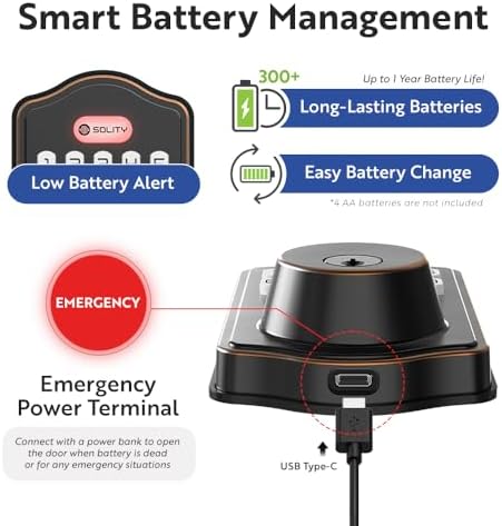 Solity Smart Deadbolt Door Lock